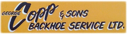 George Copp & Sons Backhoe Service
